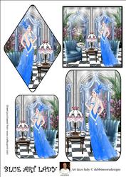Blue Art Lady