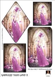 Rasberry Deco Lady 2