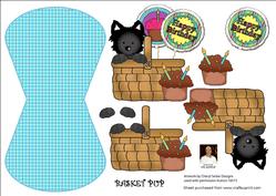 Basket Pup -wobble Card