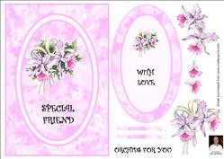 Orchids for You- Spinner Card-special Friend