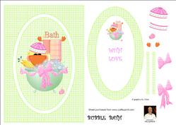 Bubble Bath -spinner Card