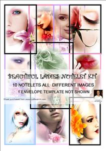Beautiful Ladies Notelet Kit