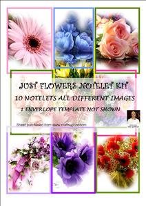 Just Flowers Notelet Kit