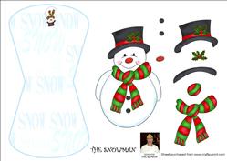 The Snowman-wobble Card