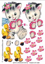 Kitty and Daffy Duck