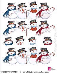 Christmas Cheeky Snowmen