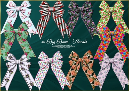Big Bows - Florals