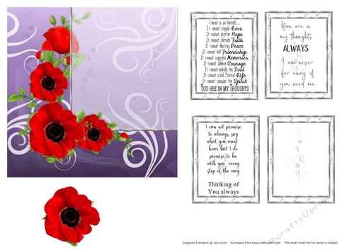 Poppies Thinking of You 