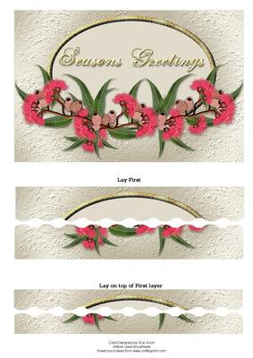 Australia Gumnut Flowers Christmas Stacker