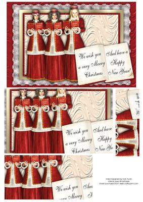 Christmas Carolers Card