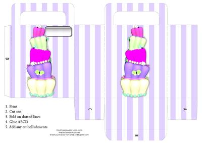 Purple Favour Birthday Bag