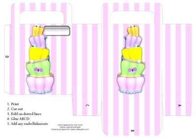 Girls/pink Birthday Favour Bag