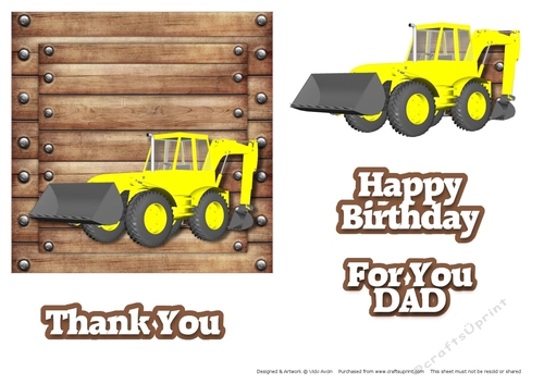 Big Boys Toys Digger Quick Card