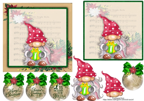 Christmas Australian Gnome 