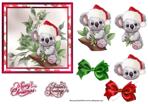 Australian Koala Christmas