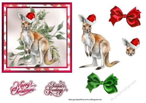 Australian Kangaroo Christmas