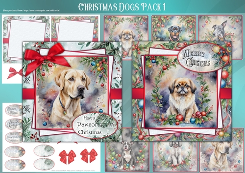 Christmas Dogs Pack 1