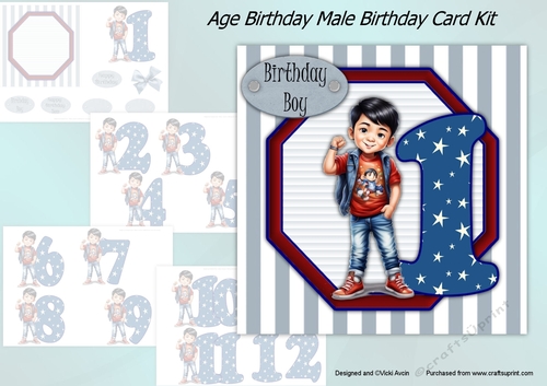 Age Birthday Male Child Kit