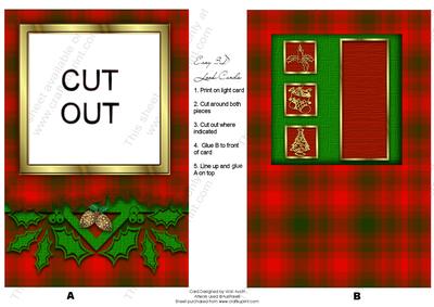 Christmas 3D Easy Look Card