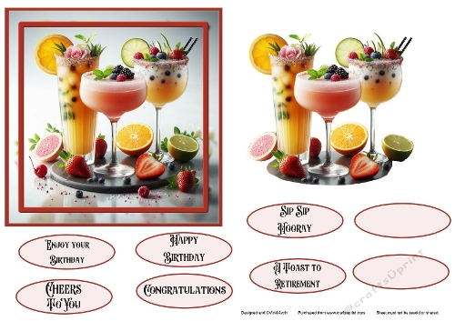 Cocktail Birthday or Retirement 1