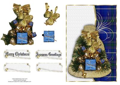 Blue Christmas Bell