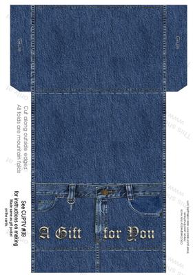 Denim Money Wallet