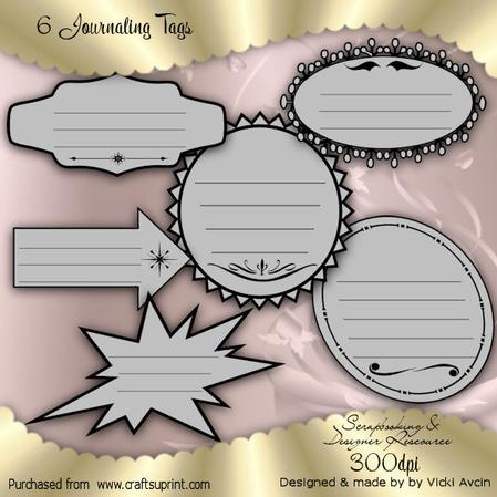 6 Journaling Tags