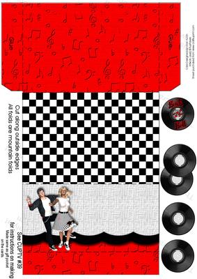 Rock N Roll Money or Gift Wallet