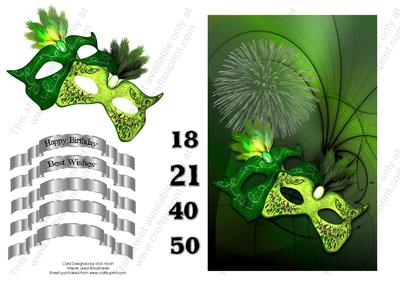 Green Masks Birthday