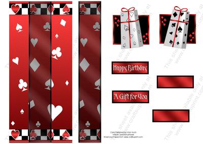 Dl Ribbon Centre Male Birthday