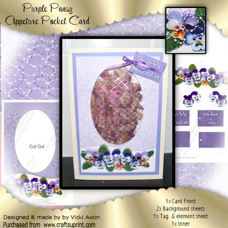 Purple Pansy Aperture Pocket Kit