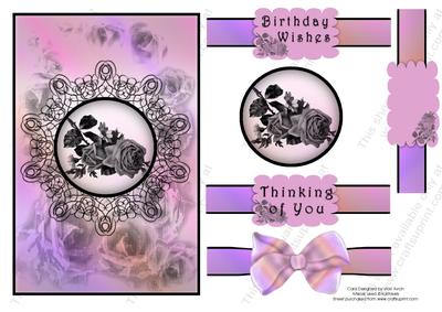Rose Silhouette Birthday