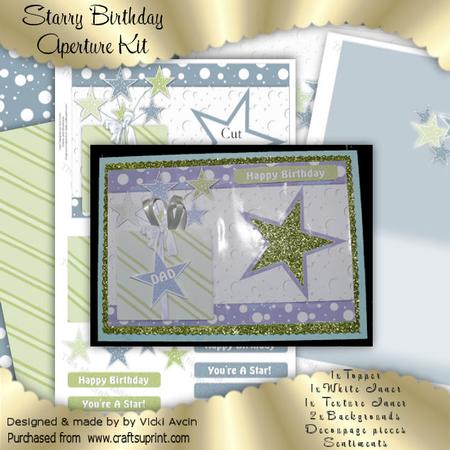 Starry Male Birthday Aperture Kit