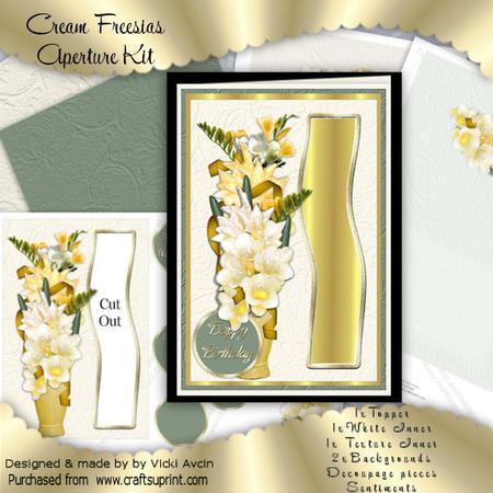 Cream Freesia Birthday Aperture Kit