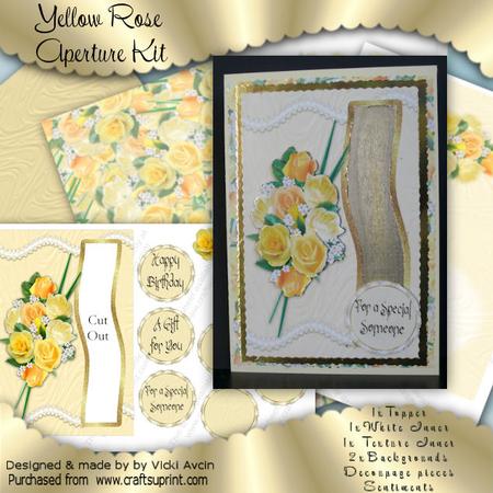 Yellow Roses Birthday Aperture Kit