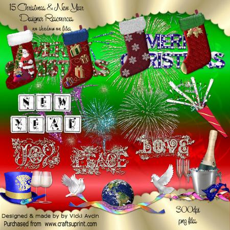 Christmas and New Year Designer Rescources