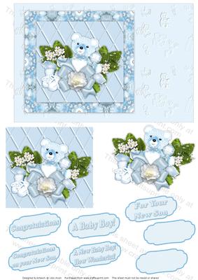 Baby Boy Cluster Design