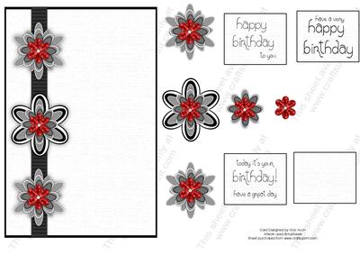 Black and White Collection Floral