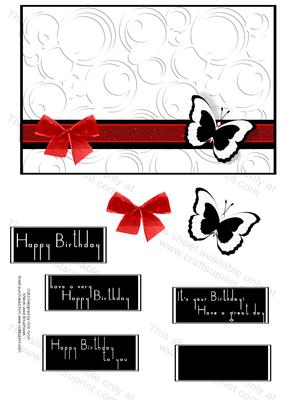 Black and White Collection Butterfly