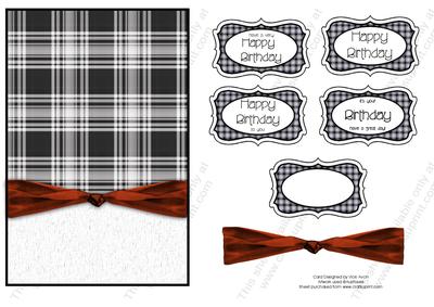 Black and White Collection Tartan