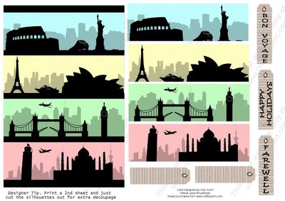 World Landmarks Bon Voyage