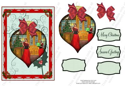 Christmas Scene Bauble 4