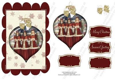Christmas Scene Bauble 5