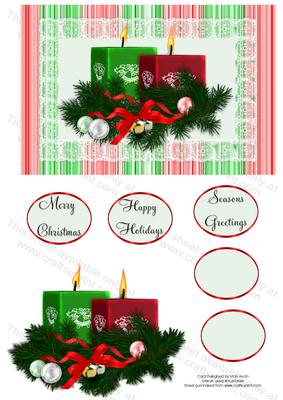 Traditional Christmas Candles