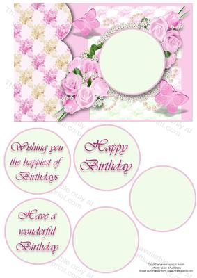 Pink Rose Birthday