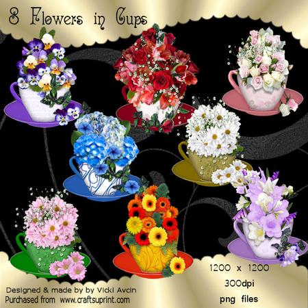 Flowers in a Cup