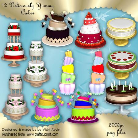 12 Deliciously Yummy Cakes