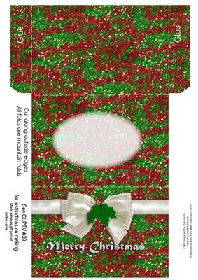 Glitter Christmas Wallet