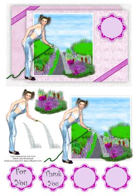 Flower Garden All Occasions Card