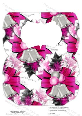 Christmas Hot Pink Decorations Pillow Box